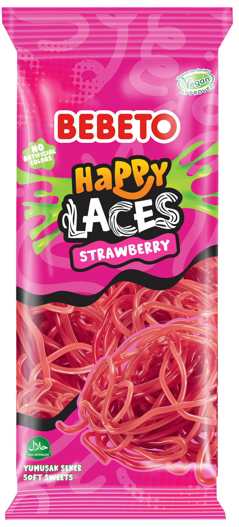 STRAWBERRY HAPPY LACES