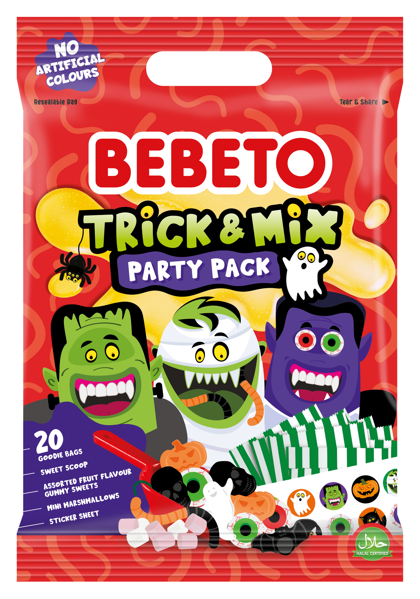 TRICK AND MIX PARTY PACK 650g X 6