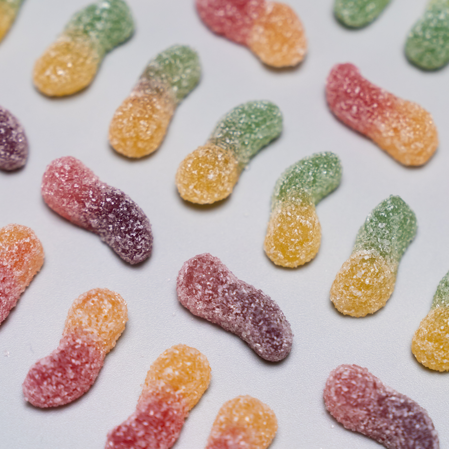 FIZZY WEENIE WORMS 150G (PMP) X 10