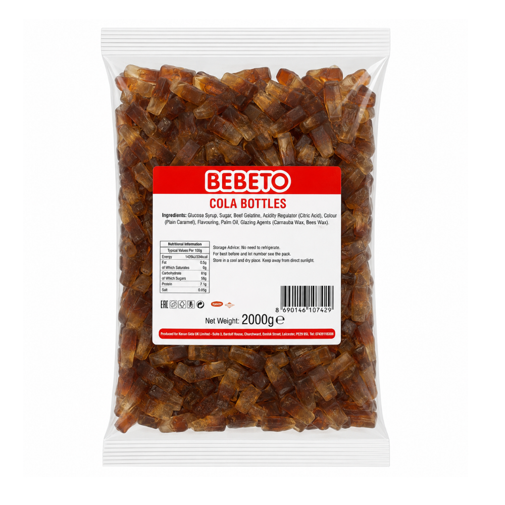 BEBETO COLA BOTTLES 2KGX6