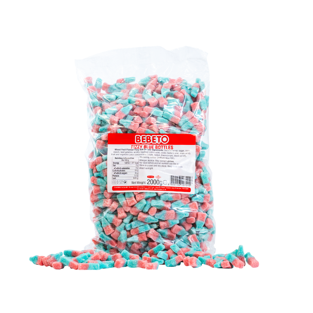 BEBETO FIZZY BLUE BOTTLES 2KG