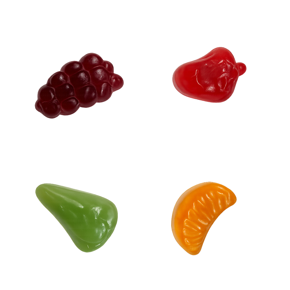 BEBETO LOVELY FRUITS GUMMY SWEETS 80G X12