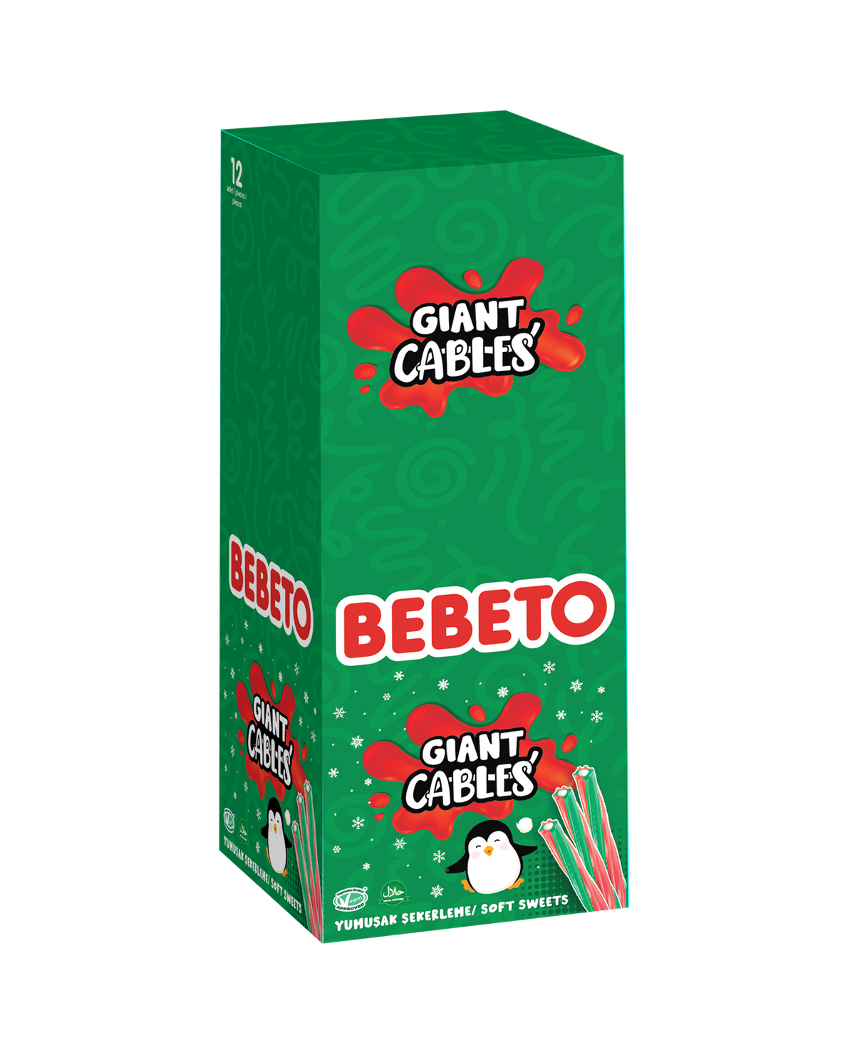 Bebeto Christmas Giant Cables 360g x 12