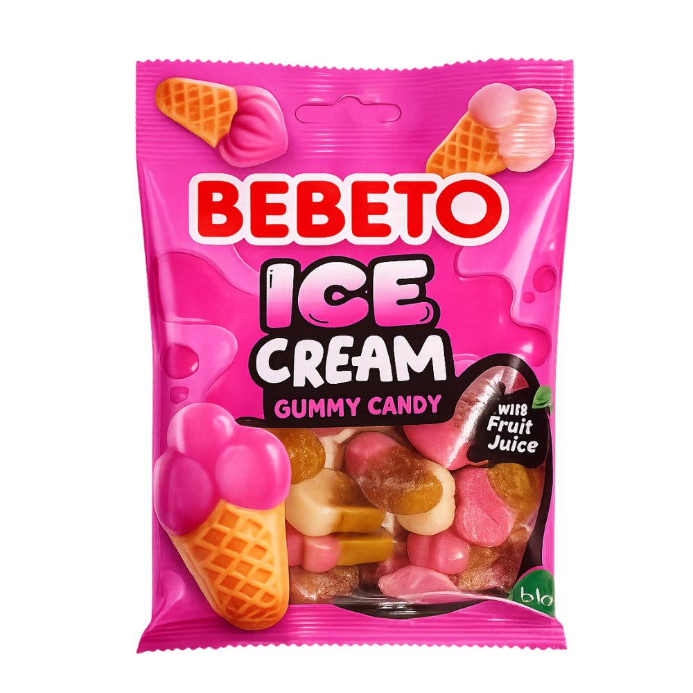 BEBETO ICE CREAM 80GX12