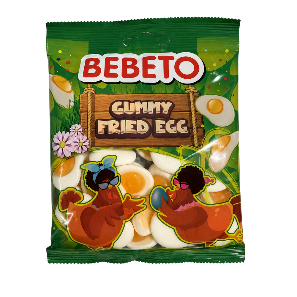 BEBETO GUMMY FRIED EGG 80G