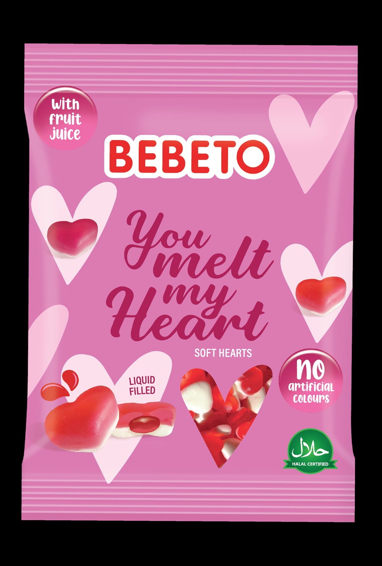 YOU MELT MY HEART CENTRE FILLED HEARTS
