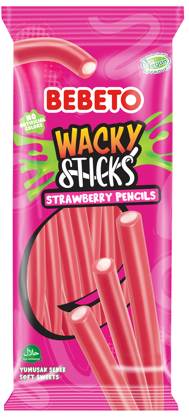 STRAWBERRY WACKY STICK PENCILS