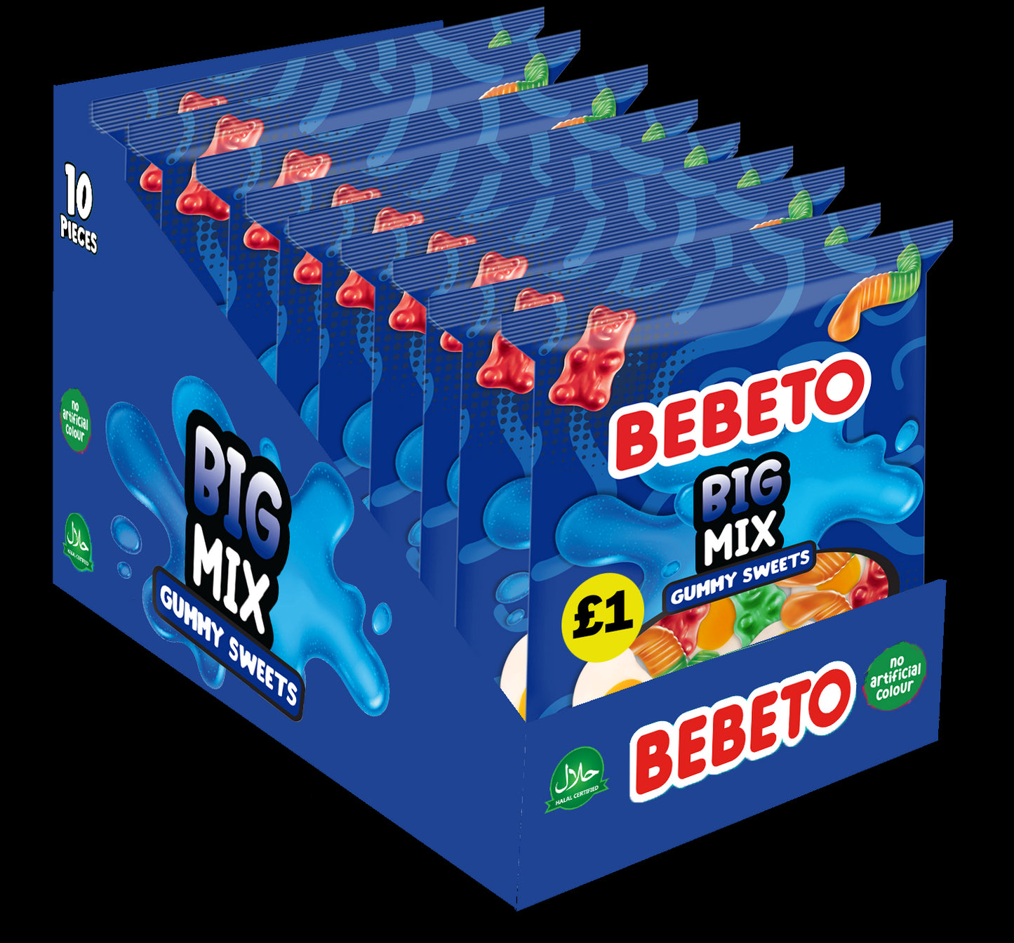 BEBETO BIG MIX 150G (PMP) X 10