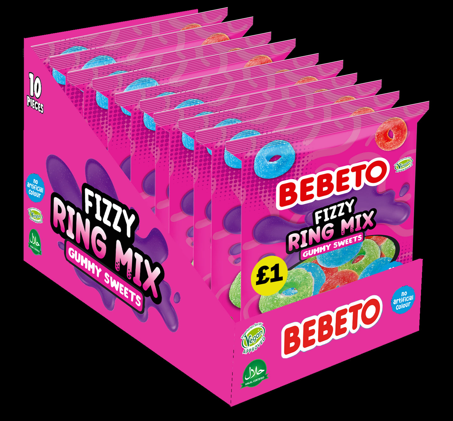 FIZZY RING MIX 150G (PMP) X 10