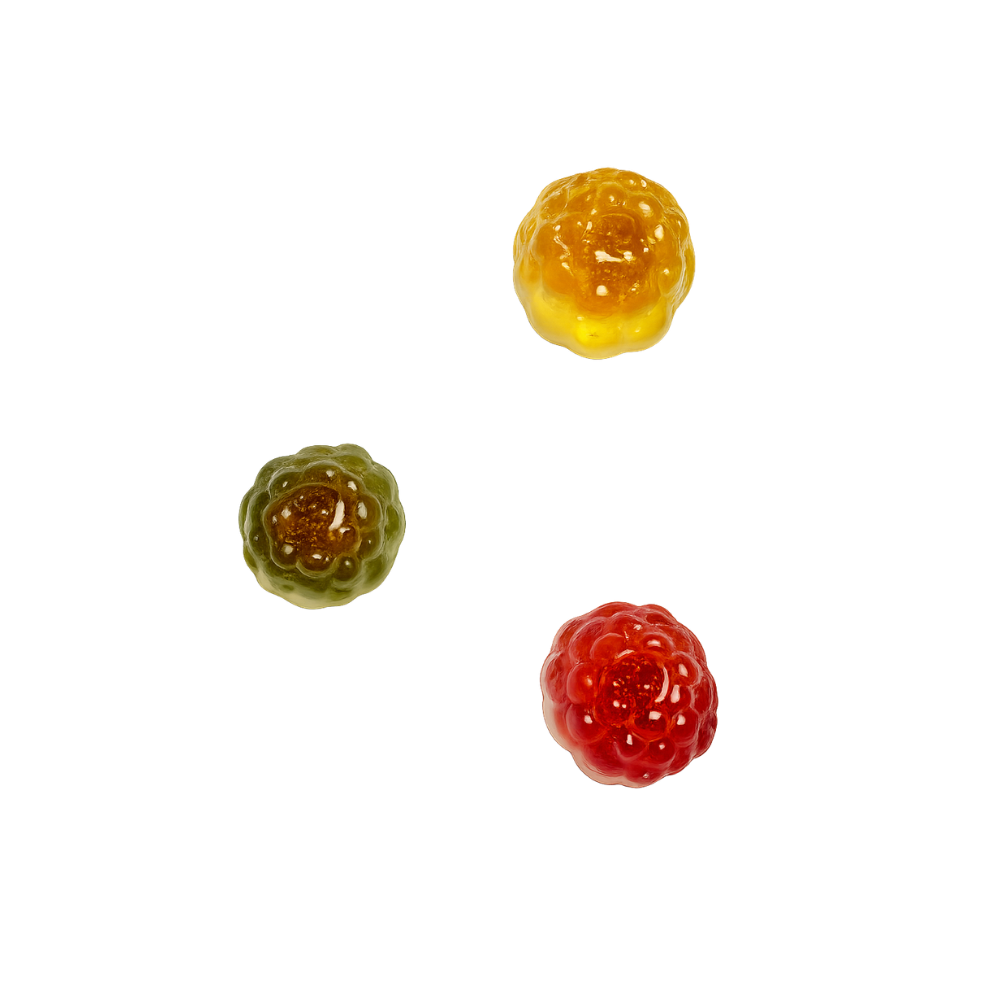 BEBETO TROPICAL MIX LIQUID FILLED GUMMY SWEETS 80G X12