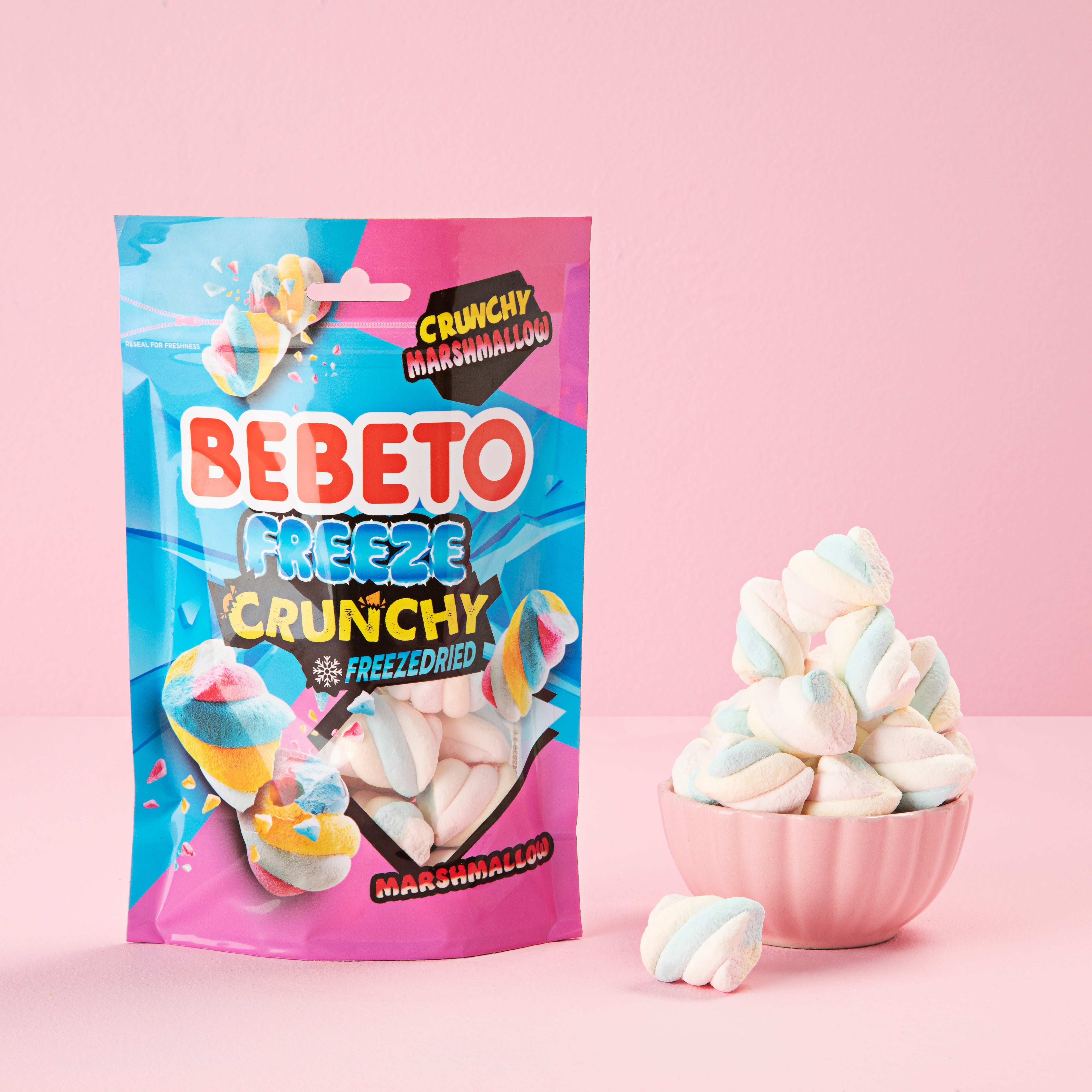 BEBETO FREEZE DRIED MARSHMALLOW X 35G X12 – Bebeto