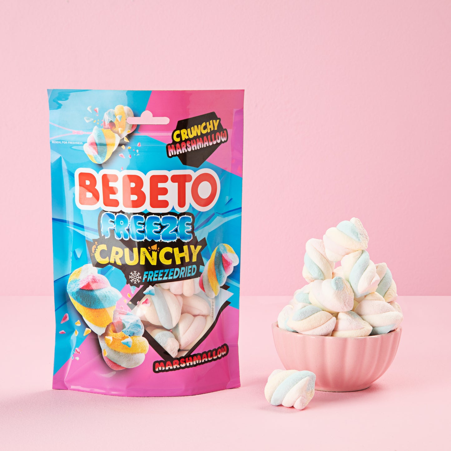 BEBETO FREEZE DRIED MARSHMALLOW X 35G X12