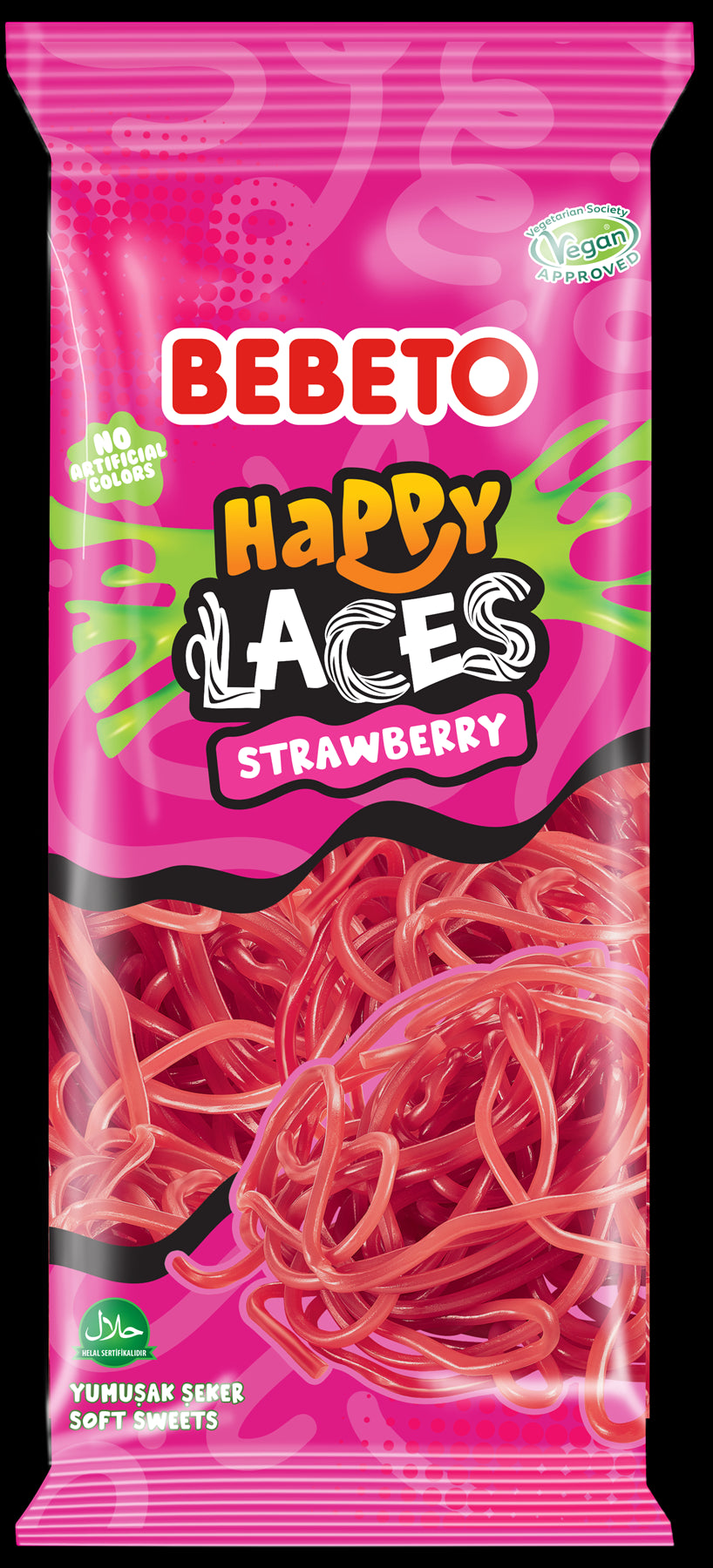 STRAWBERRY HAPPY LACES