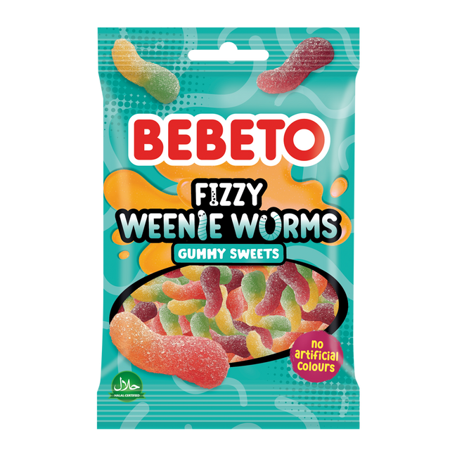 FIZZY WEENIE WORMS