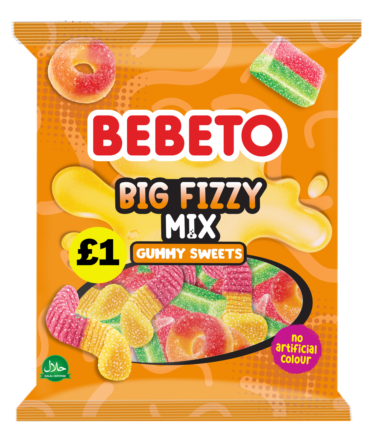 BEBETO BIG FIZZY MIX 150G (PMP)