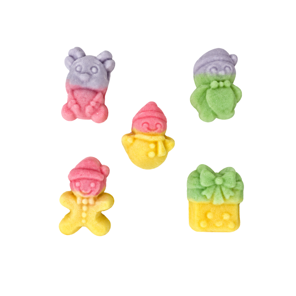 Bebeto Festive Friends Christmas Foamies 130g X 10