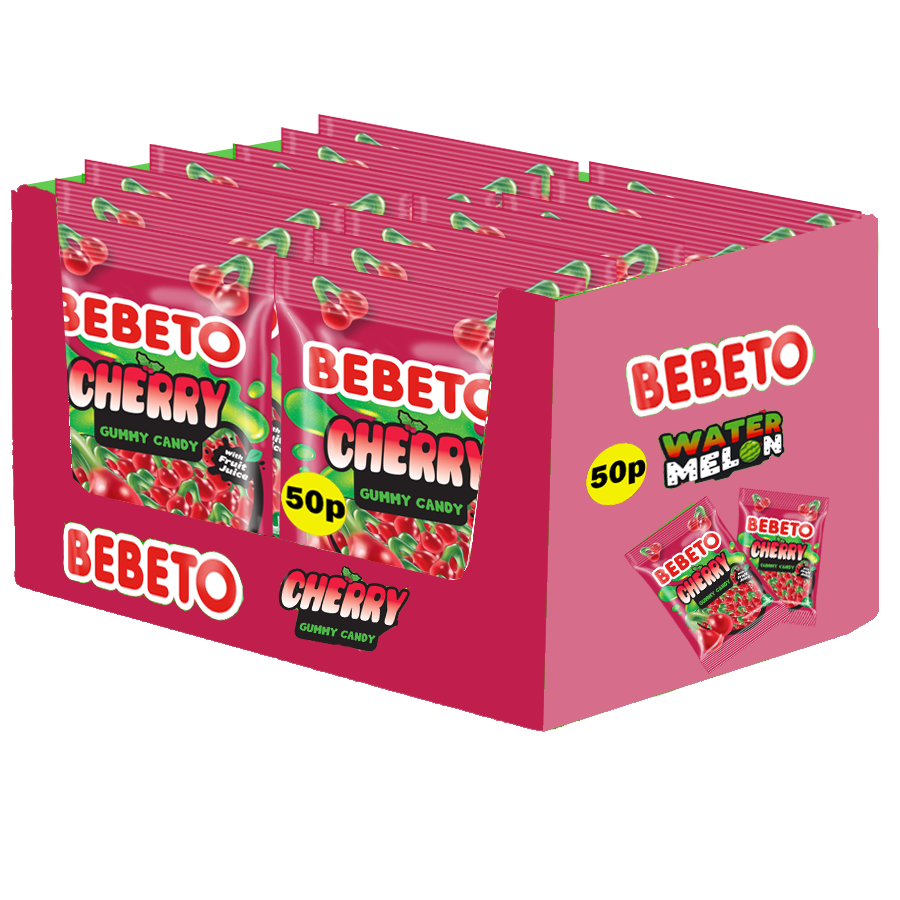BEBETO CHERRIES 70g (PMP) X20