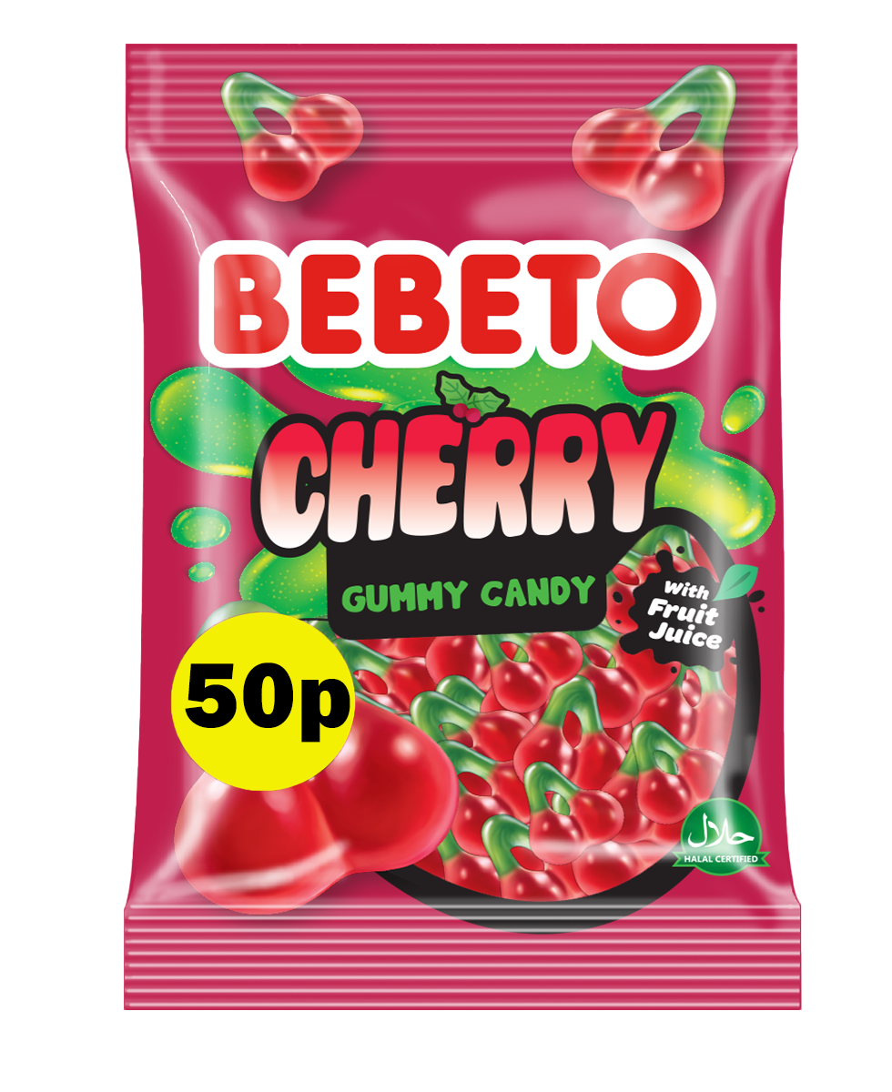 BEBETO CHERRIES 70g (PMP) X20