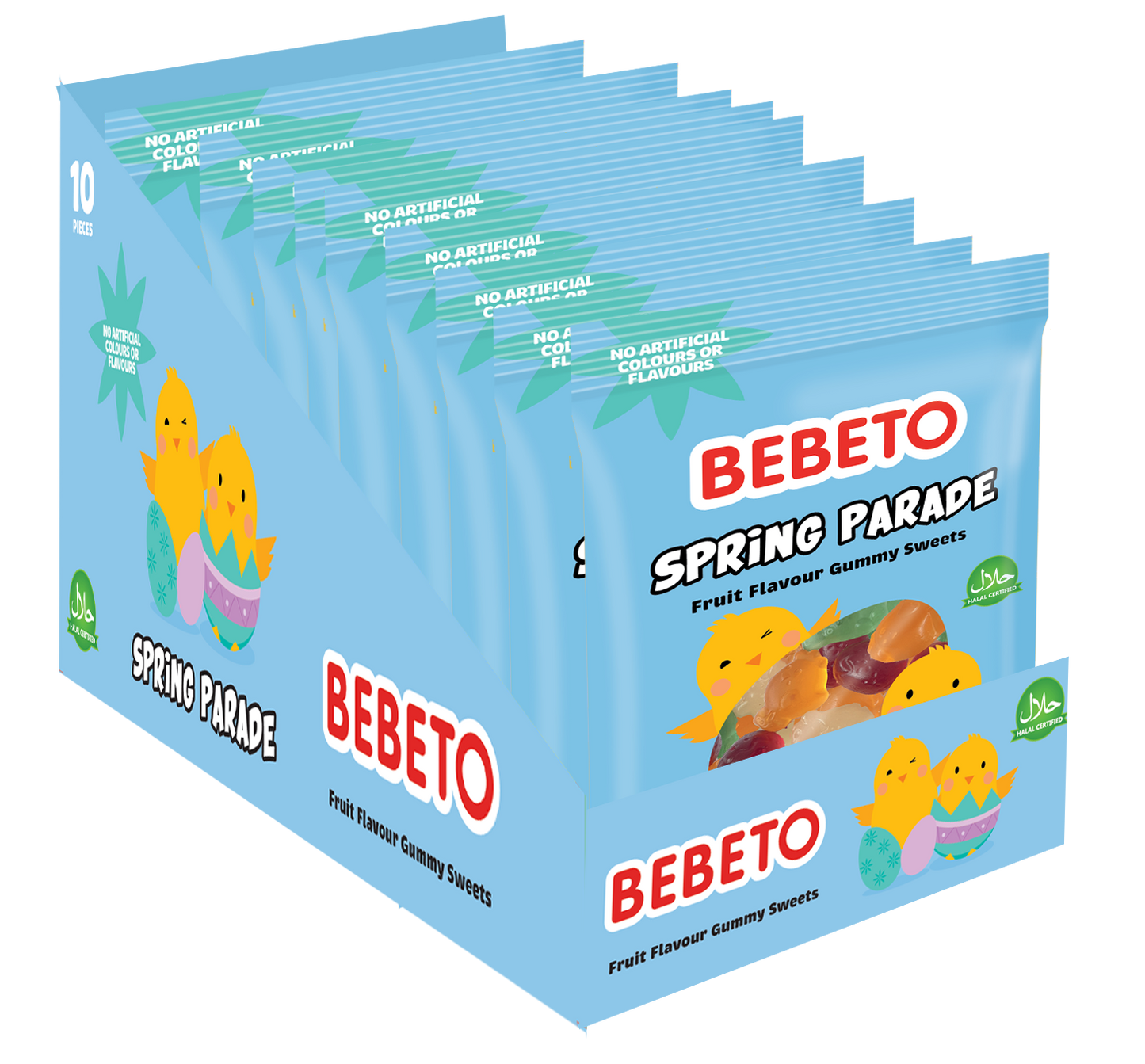 BEBETO SPRING PARADE 150G (NPM) X10