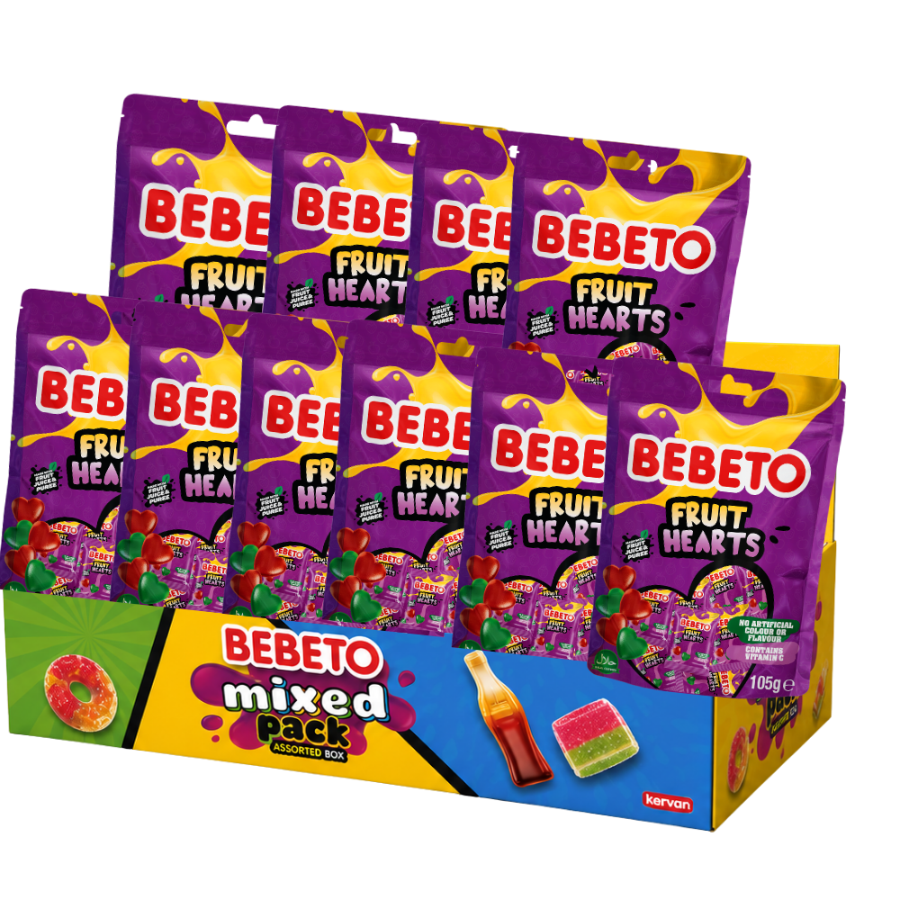 BEBETO FRUIT HEARTS BUNDLE