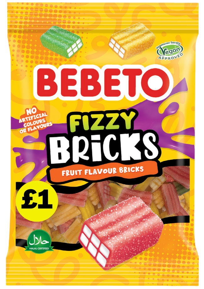 Fizzy Raspberry Bricks FIZZY BRICKS – Bebeto