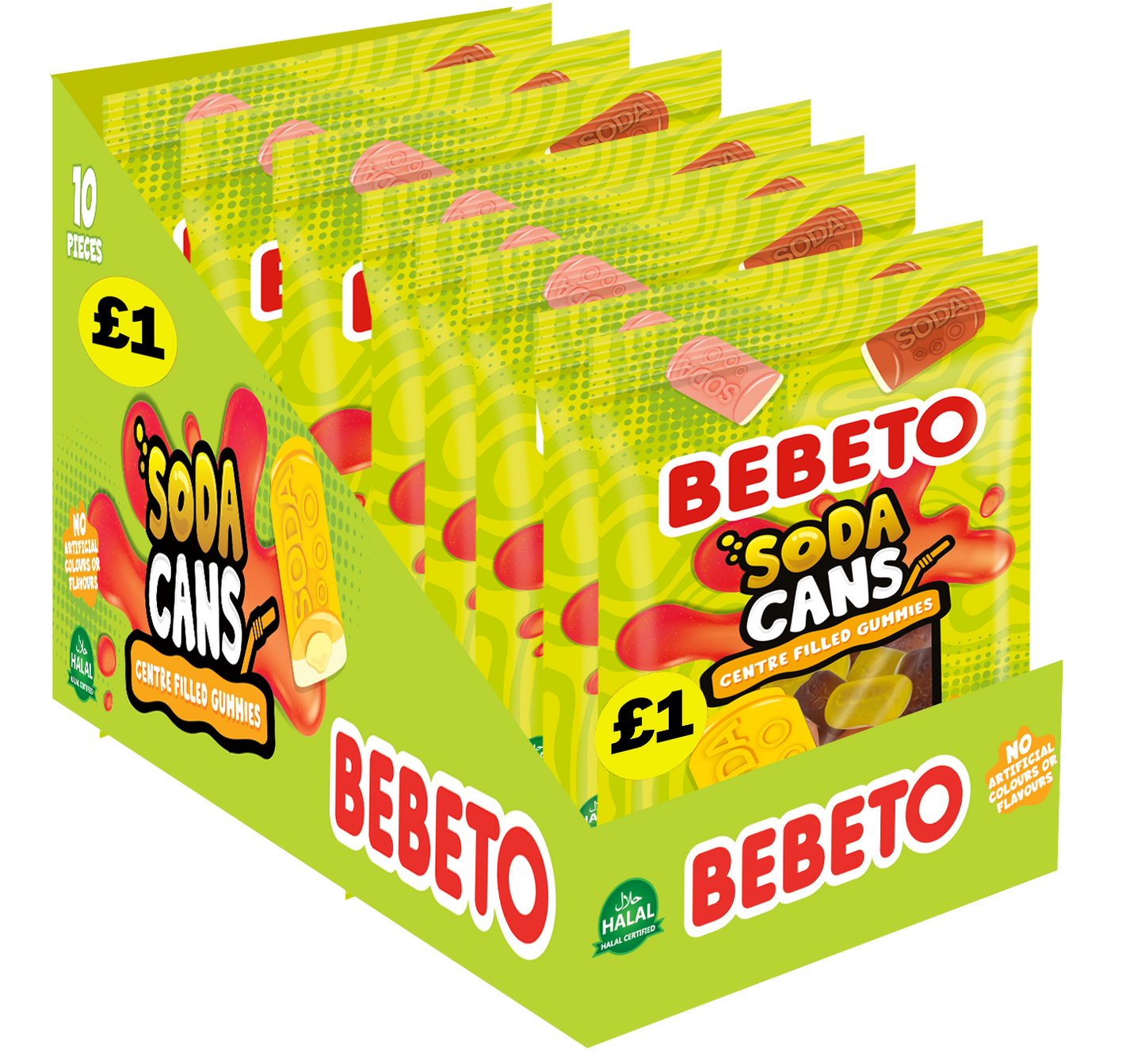 SODA CANS 130G X10 PMP