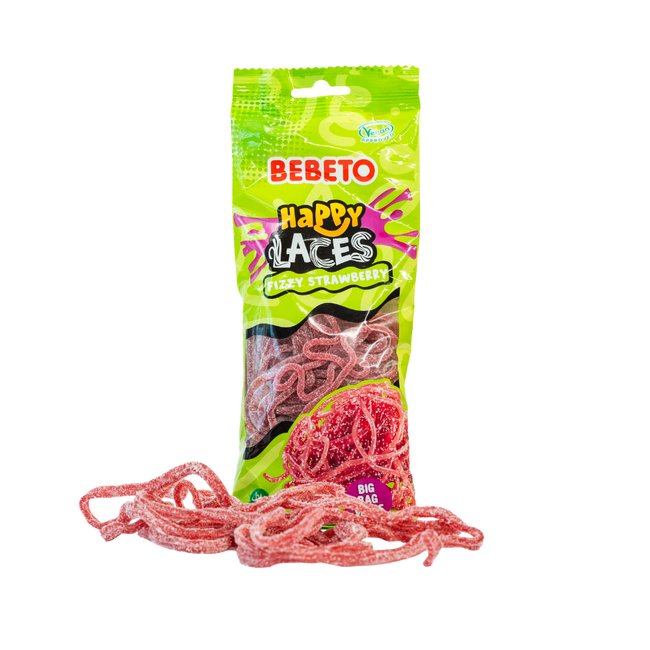 FIZZY STRAWBERRY HAPPY LACES