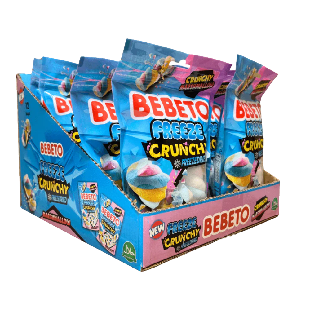 BEBETO FREEZE DRIED MARSHMALLOW X 35G X12