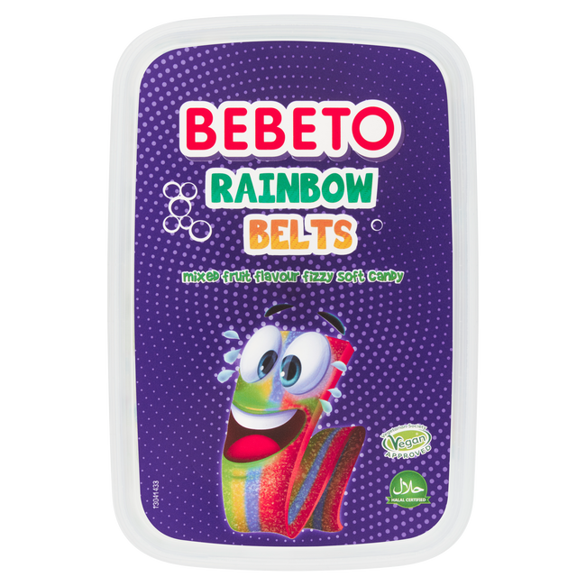 BEBETO RAINBOW BELTS (TUB) 400G