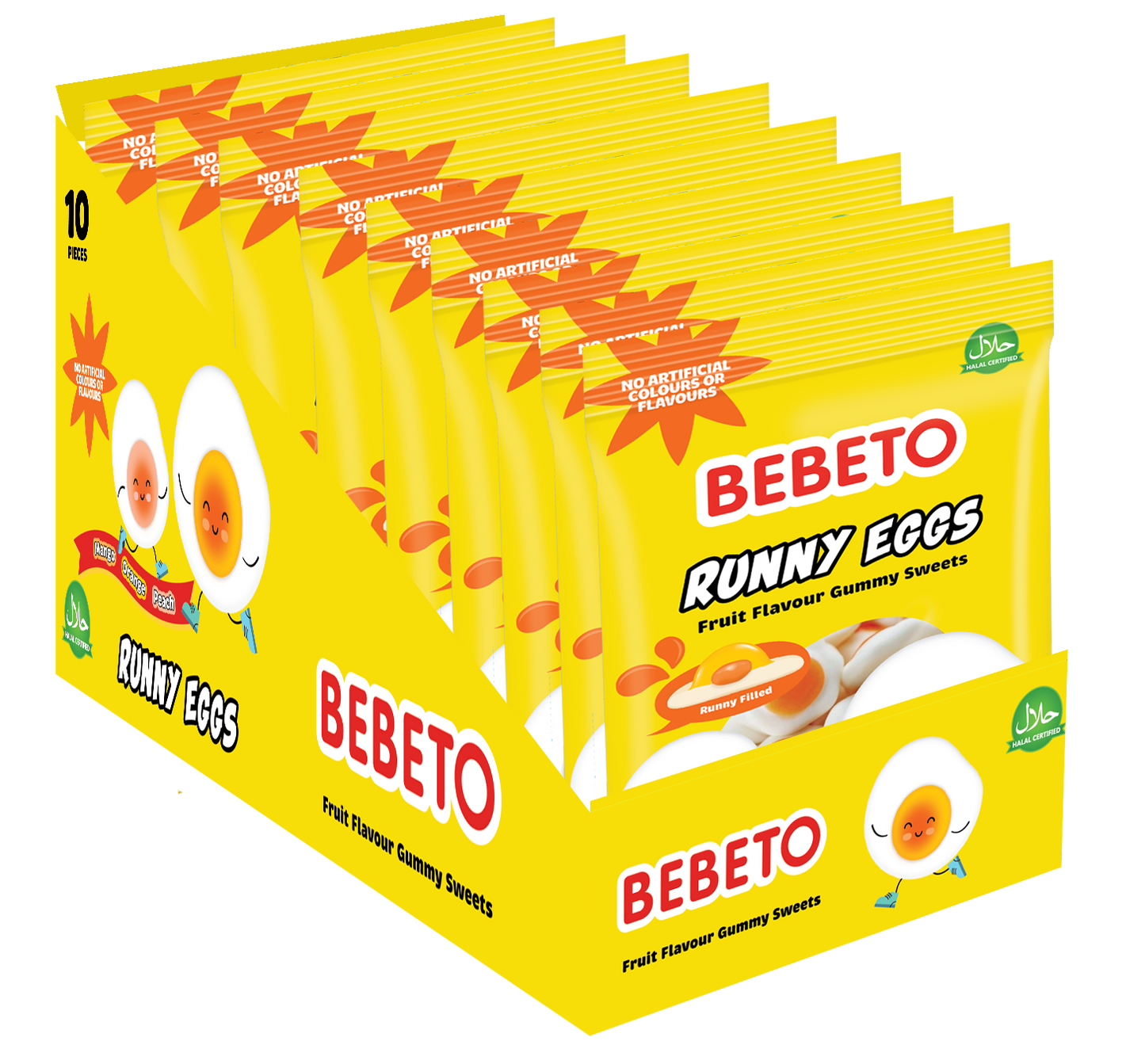BEBETO RUNNY EGGS 130gx10 NPM