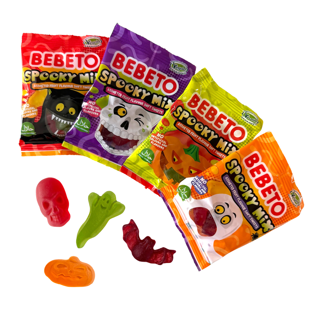 BEBETO SPOOKY MIX MULTI PACK 15g x 25 x 12