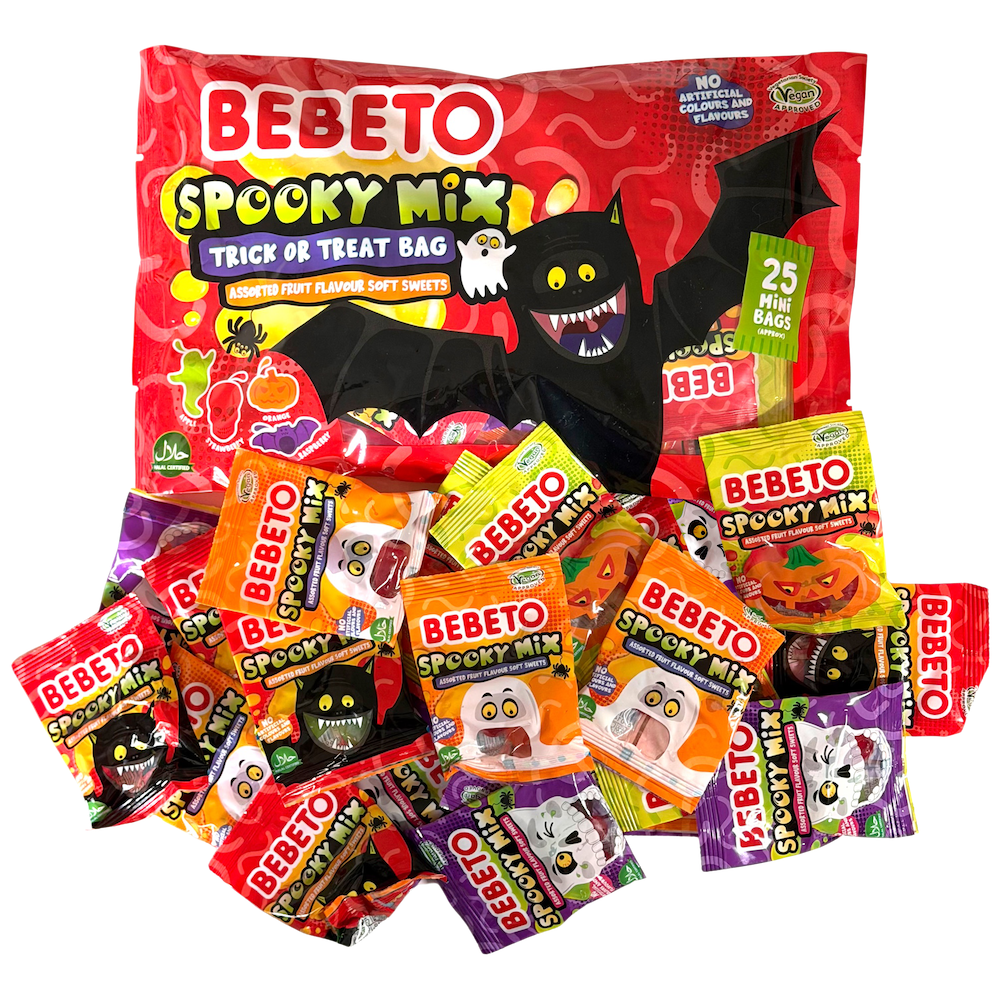 BEBETO SPOOKY MIX MULTI PACK 15g x 25 x 12