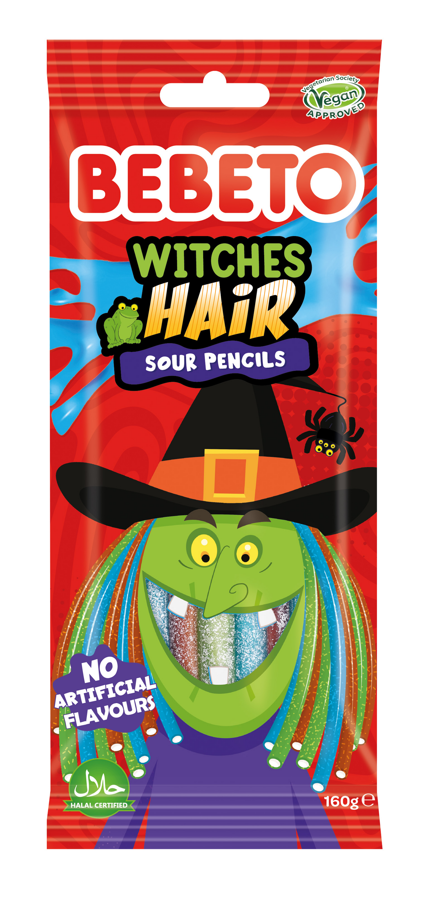 WITCHES HAIR SOUR PENCILS 160G