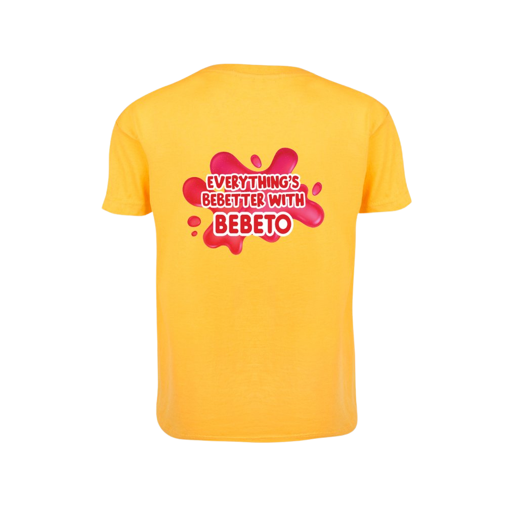 Bebeto Official Yellow Logo T-Shirt