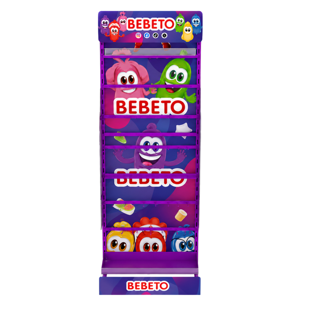 Bebeto Branded POS Display Stand