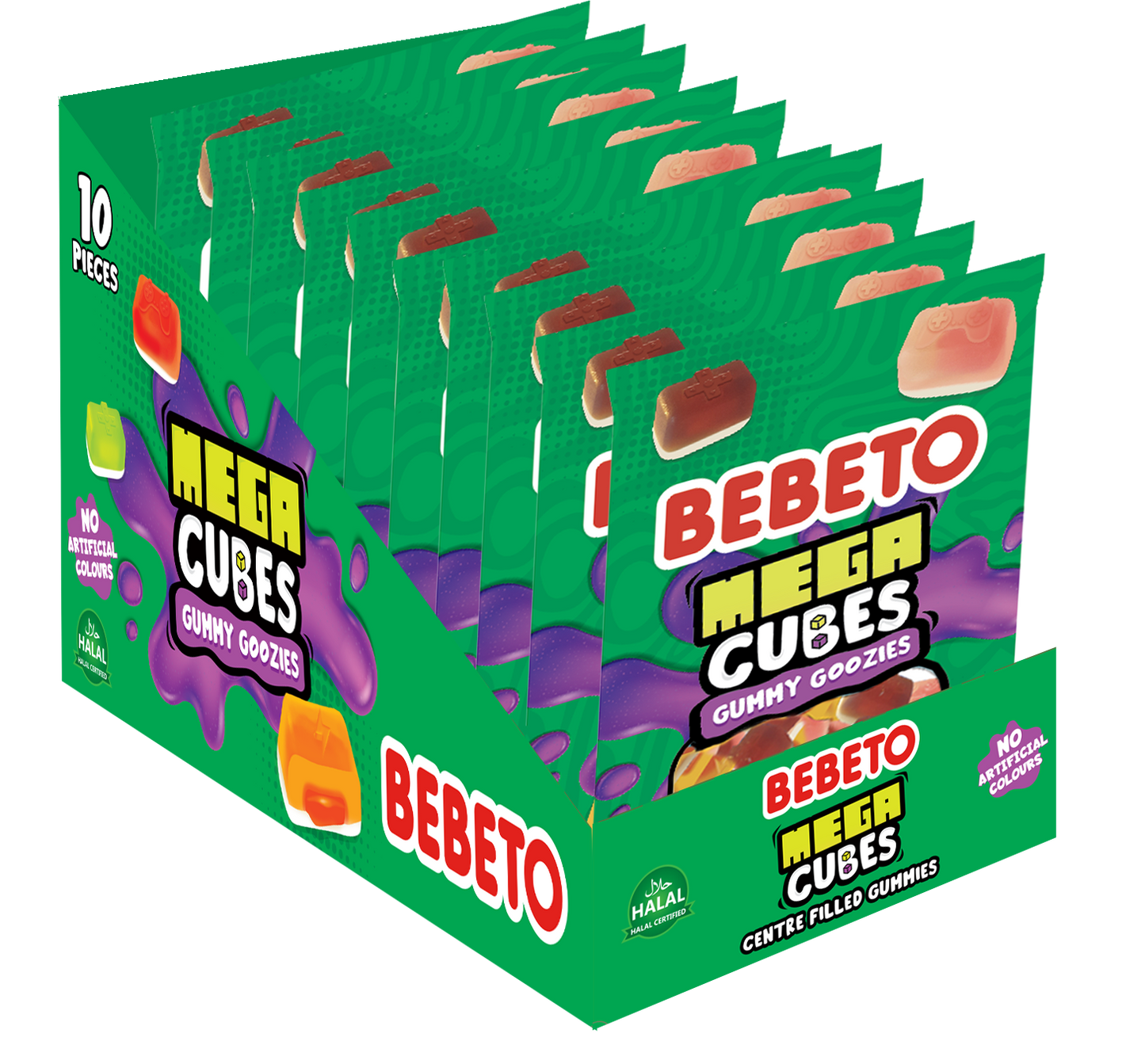 MEGA CUBES 130G X 10 (NPM)