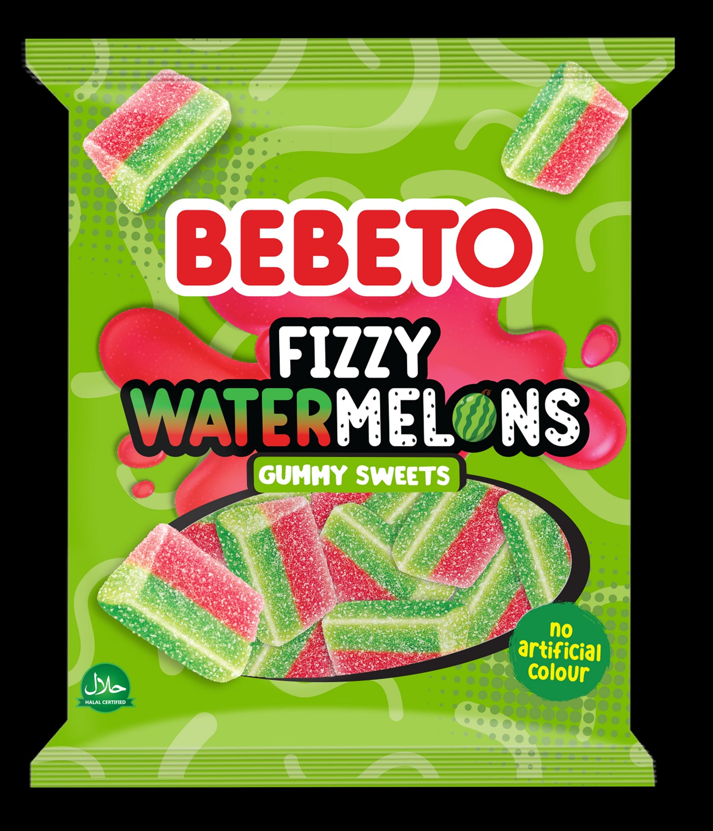 BEBETO FIZZY WATERMELONS 150G (NPM)