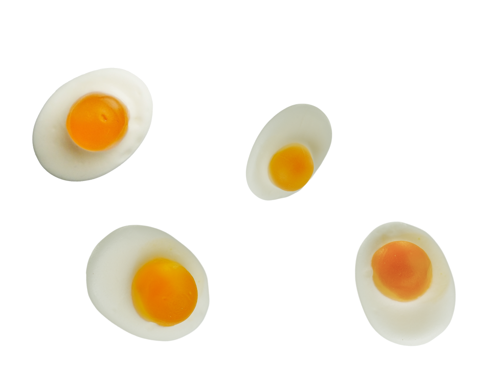 BEBETO GUMMY FRIED EGG 80G x 12