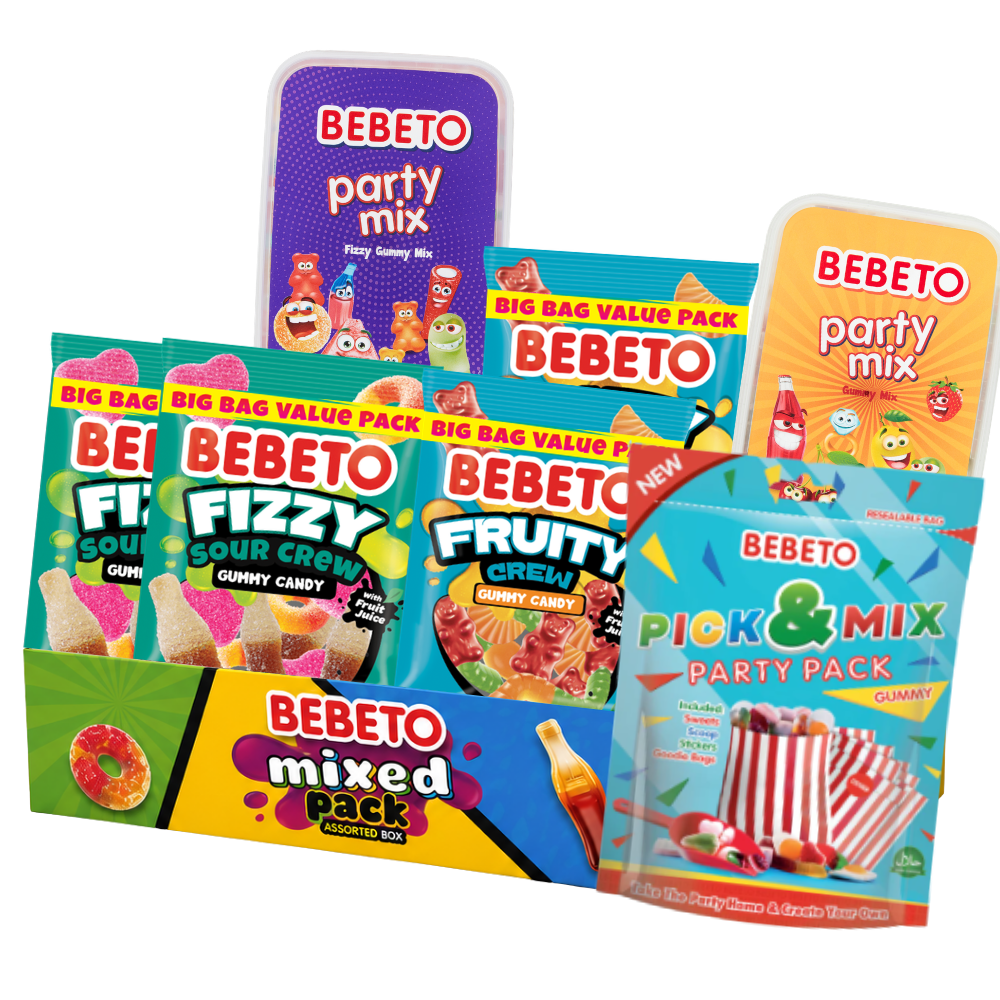 Bebeto Family Sharing Gummy Sweets Bundle 2.35KG