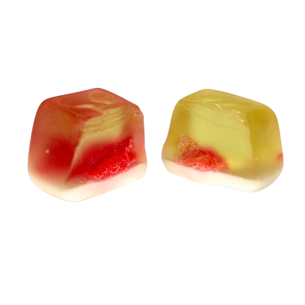 MEGA CUBES LIQUID FILLED GUMMY 130G X 10