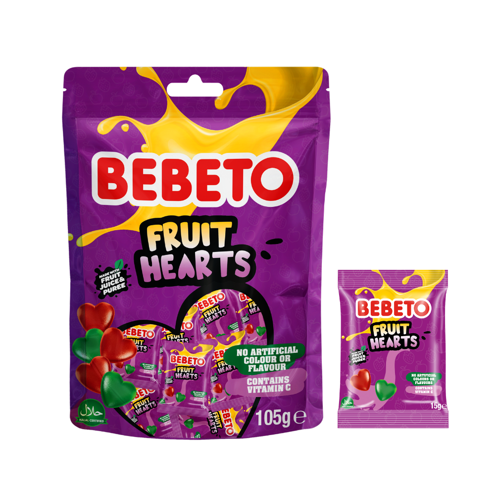 BEBETO FRUIT HEARTS