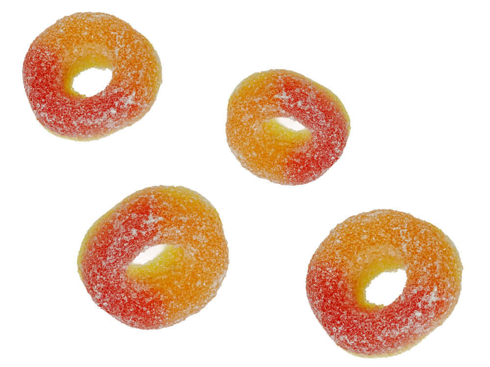 BEBETO PEACH RINGS 2KG