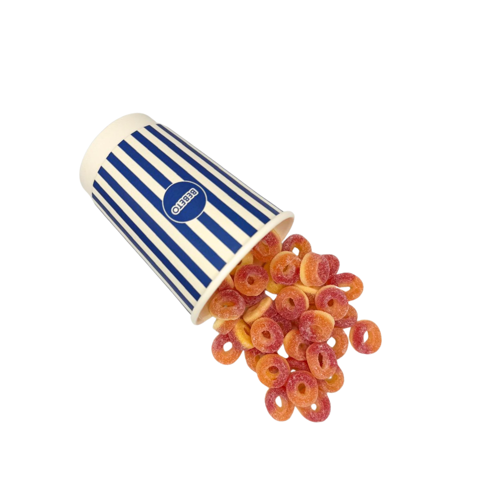 BEBETO PEACH RINGS 2KG
