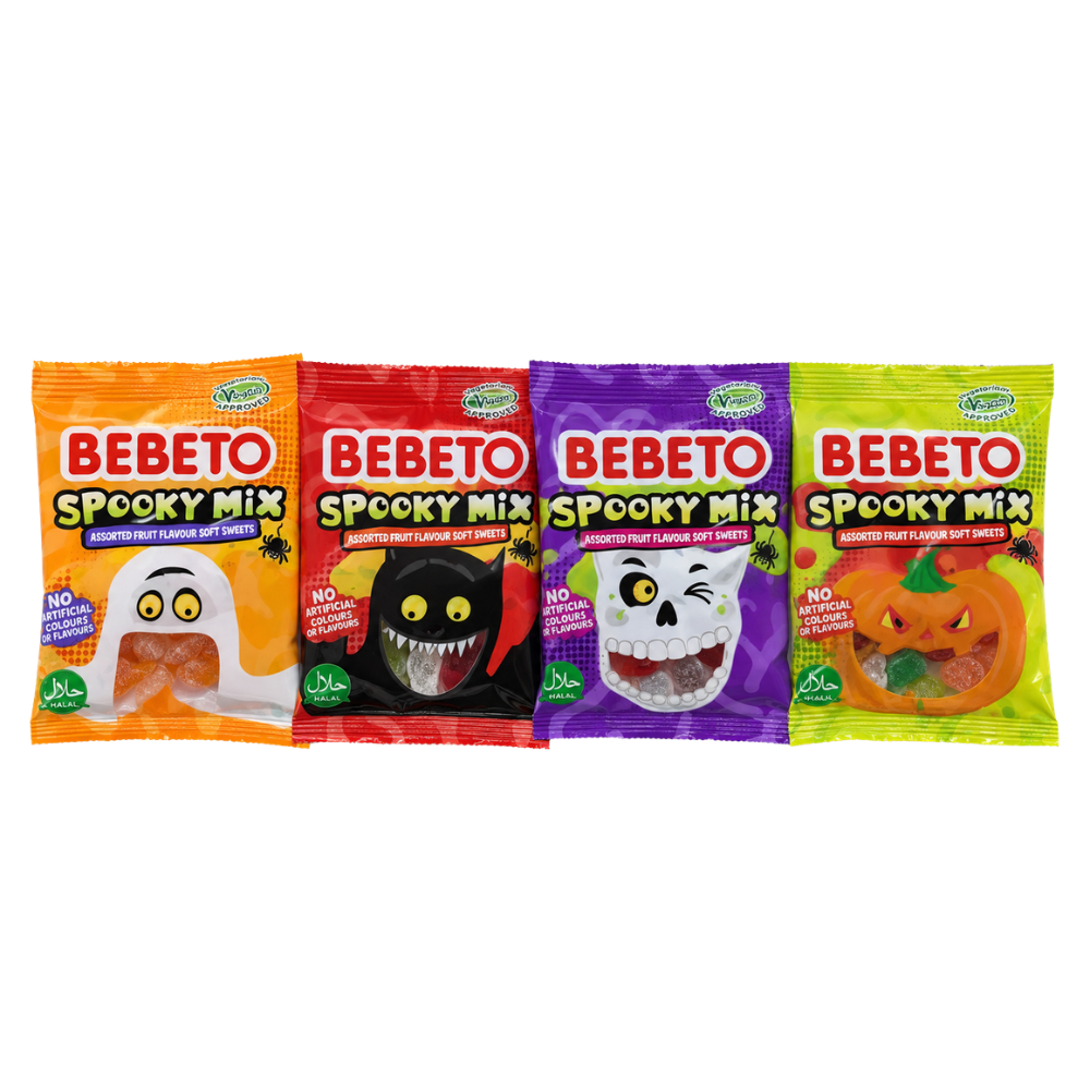 BEBETO SPOOKY MIX MULTI PACK 15g x 25 x 12